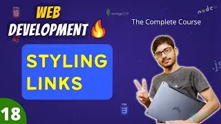 Web Development Course: HTML CSS Practical - 15 | Styling Links | CodeWithAnkit
