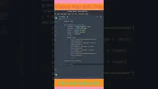 Happy Republic Day! Celebrating India's Special Day with Python Code #Shorts