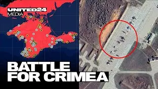 Battle for Crimea: Russian Military Bases on Fire, Planes are Crashing, Ships are Sinking 💥