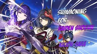 SUMMONING FOR BAAL & KUJOU SARA | GENSHIN IMPACT