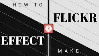 How to make B&W flicker effect || techworld