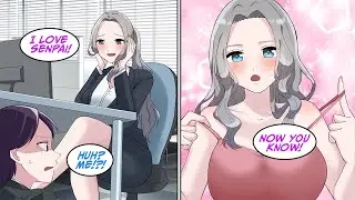 [Manga Dub] When a beautiful junior delinquent came in and I hid under her desk... [RomCom]