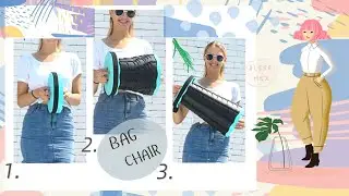 Сумка, которая легко превращается в стул | Bag - a chair that is easy to fold |