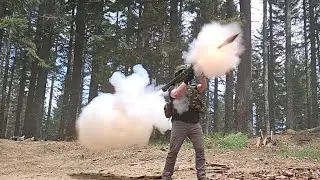 Firing 3D printed Recoilless launcher