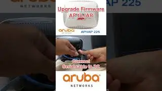 How to upgrade firmware Aruba AP 225 to IAP #shorts