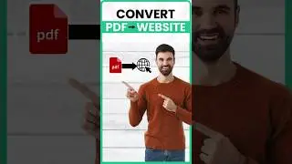 Convert Your PDF to WEBSITE 👨🏻‍💻