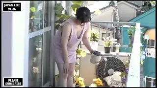 My sister is watering her plants with her uncle. (JAPAN LIFE VLOG Vida Japonesa) 7