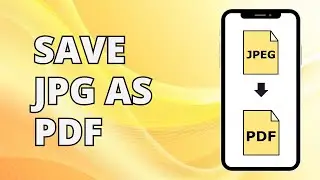 How To Save JPG As PDF On iPhone