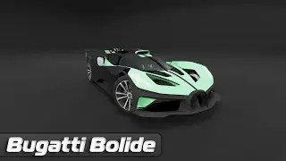 Мод Bugatti Bolide для BeamNG.drive