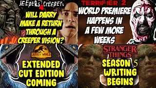 Jeepers Creepers 4 Images, Jurassic World 3 Extended, Terrifier 2 NEWS, Stranger Things 5 Update