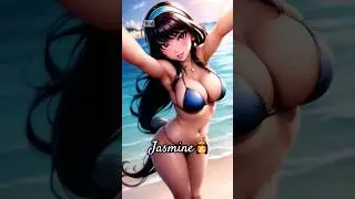 👸🏖 Jasmine 🏖👸 #jasmine #aladdin #disneyaladdin #anime #waifu #otaku #shorts #waifuhug