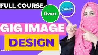 How to design Fiverr gig image in canva | Fiverr Gig Image Design