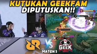 INI BARU NAMANYA JO EFFECT!! GW PAKE JERSEY RRQ, KUTUKAN GEEK PUTUS!! - RRQ VS GEEK MATCH 3