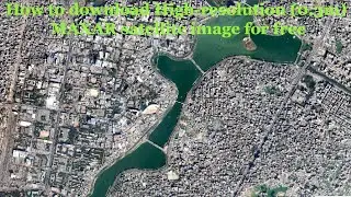 🛑How to download High-resolution (0.3m) MAXAR satellite image for free, From OpenAreialMap & use GEE
