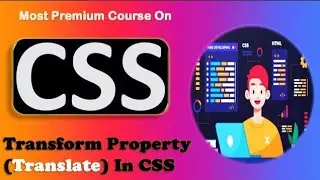 Transform translate property in CSS | CSS Transform.
