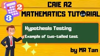 [MATH] Statistics 2 l  Example of Two-tailed Test l Hypothesis Testing