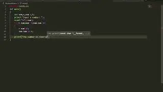 Display the number in reverse order IN C