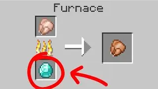 Minecraft funny moments - How can diamonds be used as a fuels 🤩🤩🤩