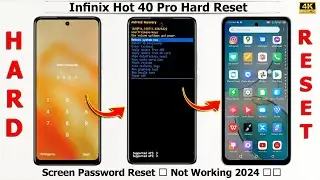 Without Pc 2024 🆕 Infinix Hot 40 Pro Hard Reset Lock Screen Password Reset ❌ Not Working 2024 🔥