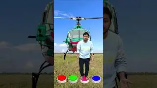 I Jump on button to Aeroplane, Helicopter, Train, Rocket flying vehicle magic 