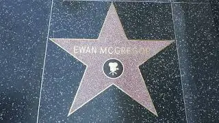 Actor Ewan McGregor Hollywood Walk of Fame Star Hollywood Blvd Los Angeles California USA 9-12-2024