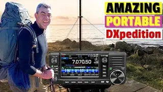 INCREDIBLE Extreme QRP Portable DXpedition IC-705 Mini DXpedition - Isle of Arran Scotland