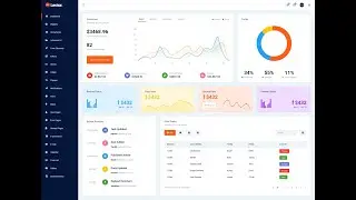#5 Java Script Tutorial | CSS design responsive Adminpanel project | NavBar | كورس جافا سكريبت