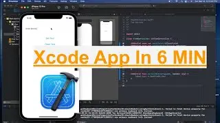 Create a Swift Xcode App in 6 MIN - Two Buttons