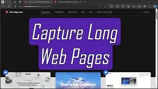 How to take scrolling screenshot of web pages using Edge | @efficiency365