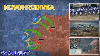 Rapid advances in Novohrodivka & Hrodivka [25 August 2024]
