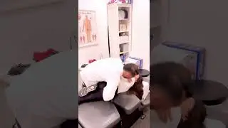 Lower back chiropractic adjustment