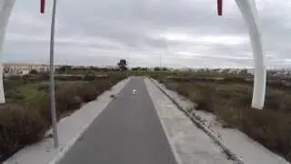 DJI F550 con la GoPro fijada a la base. Doblejotafoto
