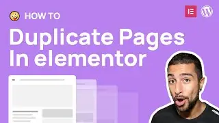 How to duplicate pages with Elementor