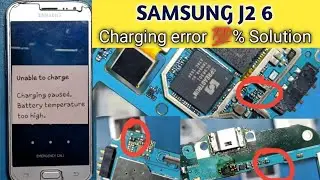 j2 6 charging paused battery temperature too low || j2 6 unable to charge @mobilerepairingwala