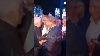 قبلة جومانا مراد لمرتضى منصور...... رد فعل مفاجئ