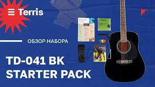 Обзор на набор начинающего гитариста TERRIS TD 041 BK Starter Pack