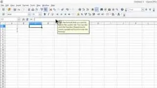 OpenOffice Calc 4 Tutorial 1 - Getting Started - Free Download Link - Spreadsheet Software