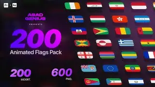 Animated Flags of the World.
