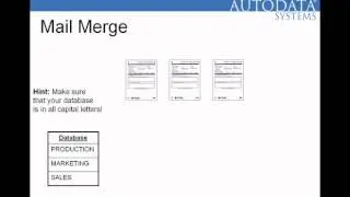 Barcode Mail Merge In Scannable Office