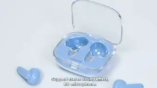 USAMS BE16 Transparent TWS Earbuds BE Series BT5 wireless Earbuds headphone
