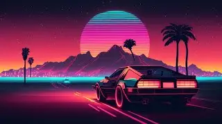 synthwave las vegas night drive 1980s playlist