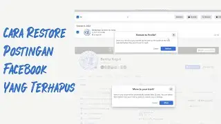 Cara Mengembalikan Postingan Yang Terhapus di Facebook