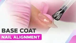 BASE COAT Nail Alignment | Gel Nails Tutorial
