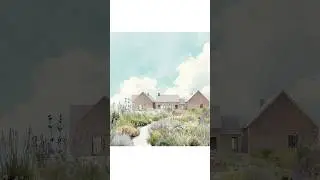 Vintage architecture collage. #landscapedesign #architecture #architecturecollege