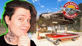 РОКЕТ ОТКРЫЛ ЗАПРАВКУ ВОЗЛЕ ВУЛКАНА ► Gas Station Simulator - Tidal Wave DLC #1