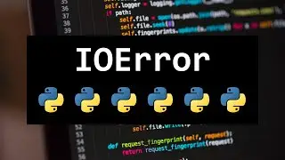 HOW TO DO HOW TO SOLVE IOERROR FOR BEGINNERS IN PYTHON 💻