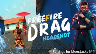 Bluestacks 5 beta drag Headshot settings| bluestacks 4 vs bluestacks 5|Free fire.