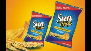 sun chips packaging design tutorial using coreldraw x6 ,x7,x8