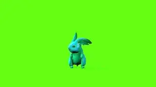 Green Screen Rabbit 2 Animation Rabbit  Green Screen Video