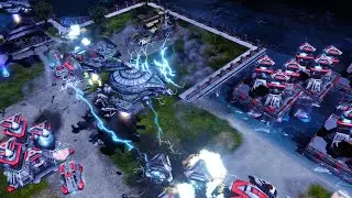 Destruction From Above | Rejuvenation Mod, Red Alert 3,  1v1 Vs Brutal Ai, Skirmish Gameplay - 2022